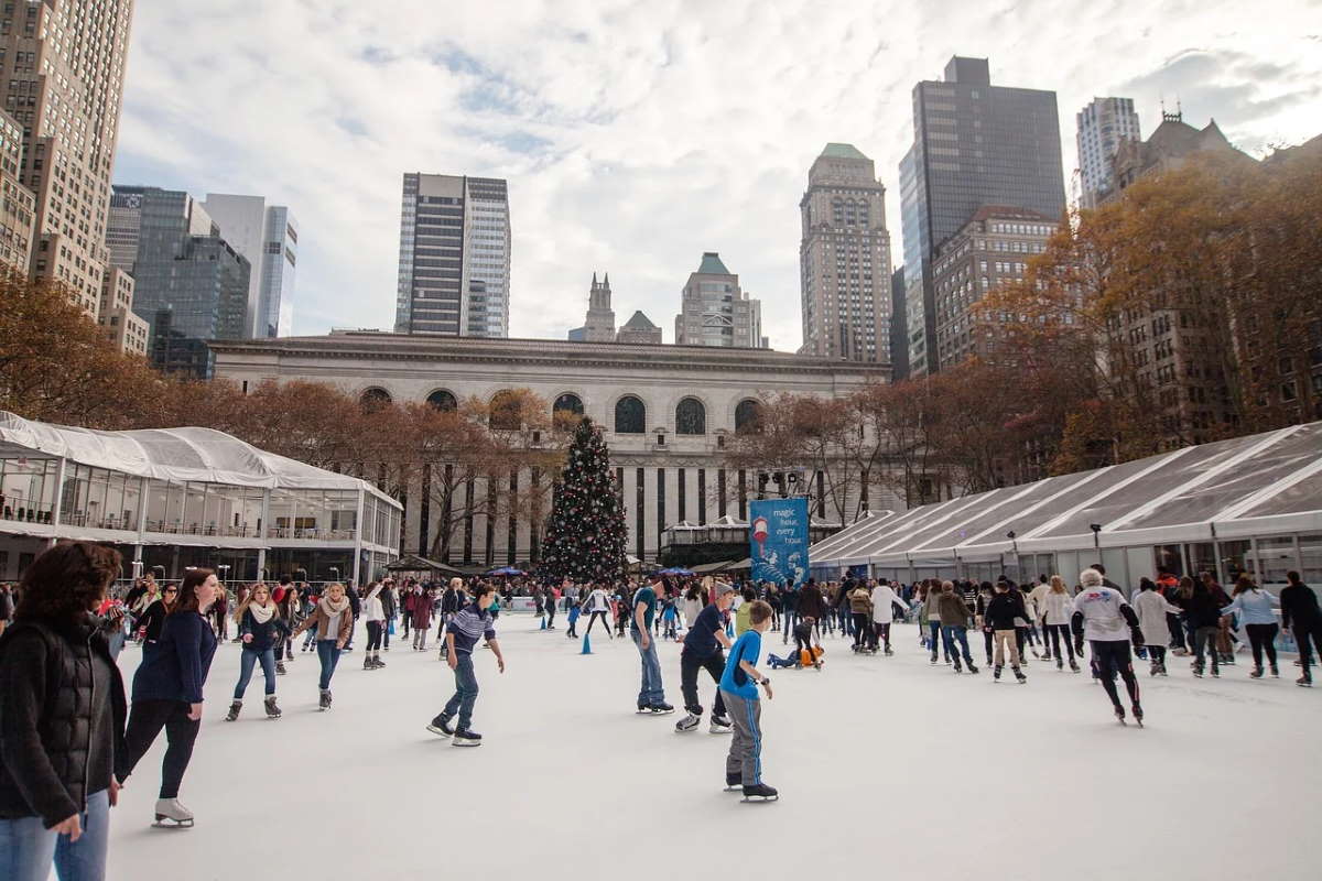 Spend Christmas in New York at Bryant Park Winter Village