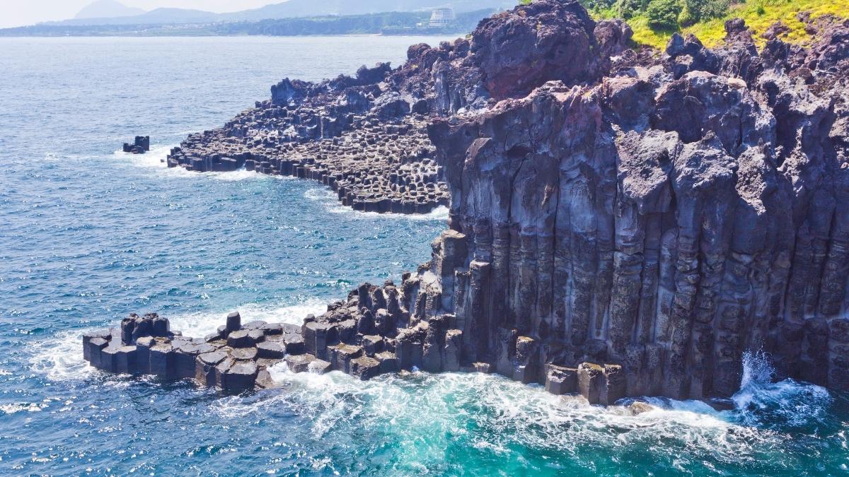 Jusangjeolli Cliff Jeju Island