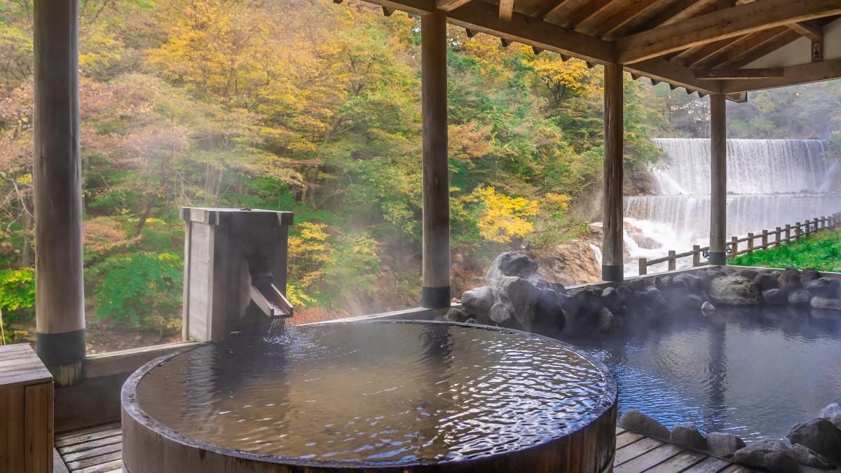 Traditional Onsen - Natural Hot Springs - one of the most popular recreational activities in Japan