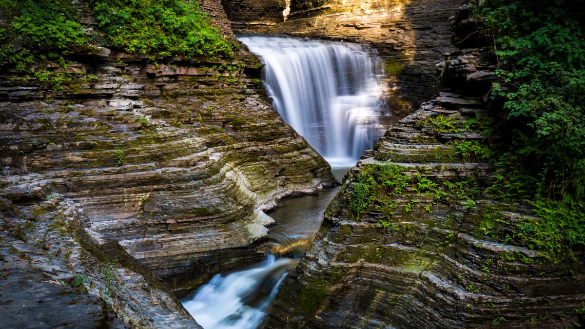 One of the many waterfalls at Finger Lakes Region, New York