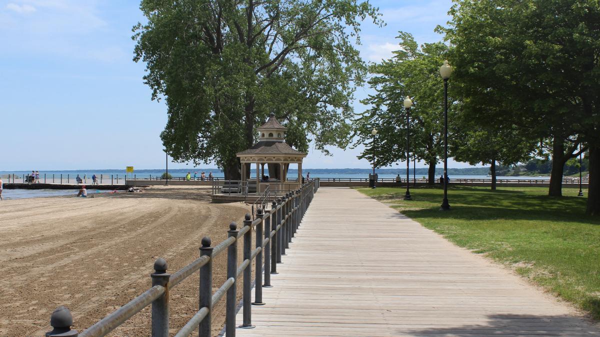 Ontario Beach Park Boardwalk Rochester NY