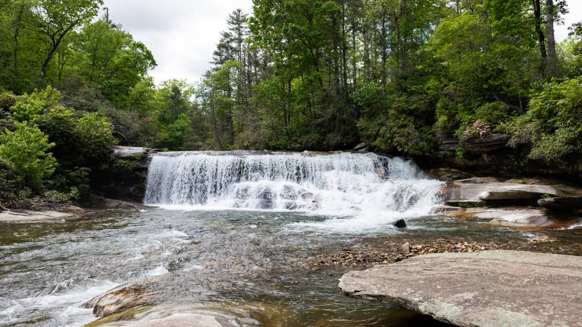 French Broad Falls and Mill Shoals Falls, Asheville
