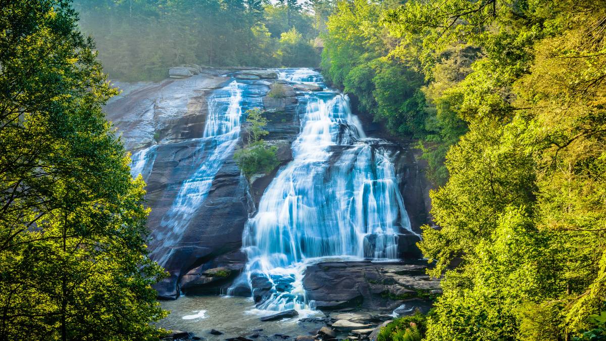 High Falls near Asheville
